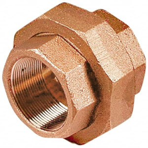 Merit Brass 1-1/4" FNPT x FNPT Union 125 psi, Brass XNL187-20 - 75709097