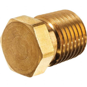 USA Sealing 1/2" Brass Pipe Hex Head Plug MNPT Ends, 3,200 psi, Brass Finish, Class Instrumentation ZUSA-PF-5107 - 96945548 USA Sealing 1/2" Brass Pipe Hex Head Plug MNPT Ends, 3,200 psi, Brass Finish, Class Instrumentation ZUSA-PF-5107 - 96945548