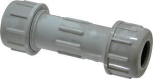 Legend Valve 1/2" Pipe, PVC Compression Pipe Coupling 150 psi WOG Rating 204-103 - 36898328