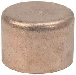 Mueller Industries 5/8" Wrot Copper Pipe Tube Cap C, Solder Joint W 07008 - 36891778