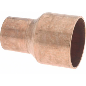 Mueller Industries 1-1/4 x 3/4" Wrot Copper Pipe Reducer Coupling C x C, Solder Joint W 01058 - 36889988