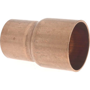 Mueller Industries 1-1/4 x 1" Wrot Copper Pipe Reducer Coupling C x C, Solder Joint W 01056 - 36889970