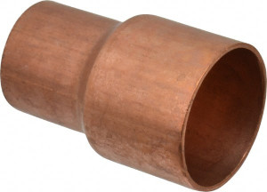 Mueller Industries 1-1/2 x 1" Wrot Copper Pipe Reducer FTG x C, Solder Joint W 01351 - 36891976