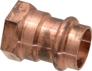 NIBCO 3/4" Wrot Copper Pipe Adapter P x F, Press Fitting 9024950PC - 75922062