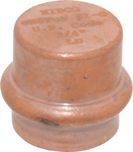 NIBCO 3/4" Wrot Copper Pipe End Cap P, Press Fitting 9172700PC - 75922955
