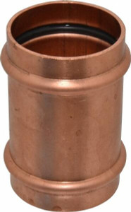 NIBCO 2" Wrot Copper Pipe Coupling without Stop P x P, Press Fitting 9020650PC - 75922005
