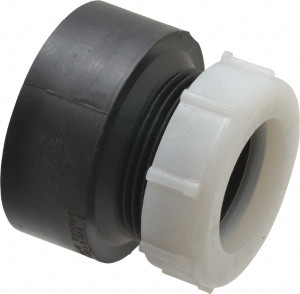 NIBCO 1-1/2 x 1-1/4", ABS Drain, Waste & Vent Pipe Trap Adapter Hub x SJ I018150 - 63164792