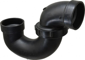 NIBCO 2", ABS Drain, Waste & Vent Pipe P Trap with Union Hub x Hub I006150 - 63278097