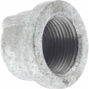 B&K Mueller 3/4" Galvanized Malleable Iron Pipe End Cap Threaded Ends, 300 Liquid & Gas psi, 150 Steam psi 511-404HN - 62148267