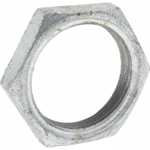 B&K Mueller 2" Galvanized Malleable Iron Pipe Hex Locknut Threaded Ends, 300 Liquid & Gas psi, 150 Steam psi 510-908HC - 62148440