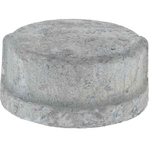 Value Collection 2-1/2" Galvanized Malleable Iron Pipe End Cap Threaded Ends, 300 Liquid & Gas psi, 150 Steam psi G300 65 - 36990190