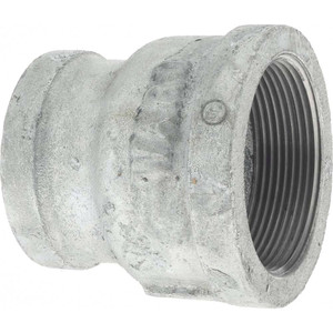 Value Collection 2 x 1-1/2" Galvanized Malleable Iron Pipe Reducing Coupling Threaded Ends, 300 Liquid & Gas psi, 150 Steam psi G240 50X40 - 36990828