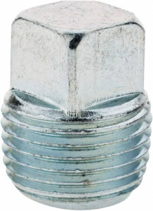 Parker Hannifin 3/8 Male MNPTF Industrial Pipe Square Head Plug 6,000 psi, Steel 3/8 SHP-S - 38697157
