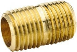 Parker Hannifin 1/2 Male MNPTF Industrial Pipe Close Nipple 1,000 psi, Brass, 1.13" OAL 215PN-8 - 83295121