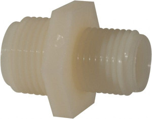 Green Leaf 1/2 x 11/16" Nylon Plastic Pipe Reducer Nipple MIPT x MIPT End Connections RM 12116 - 08802936