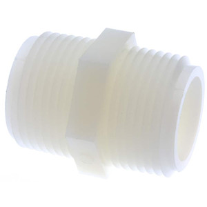 Green Leaf 3/4" Nylon Plastic Pipe Hex Nipple MIPT x MIPT End Connections M 3400 - 08802779