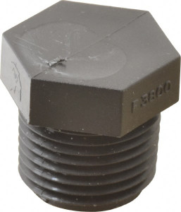 Green Leaf 3/8" Polypropylene Plastic Pipe Plug MIPT End Connections F 3800 P - 08802670