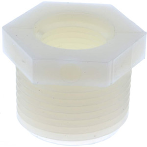 Green Leaf 3/4 x 3/8" Nylon Plastic Pipe Reducer Bushing MIPT x FIPT End Connections RB 34-38 - 08802217