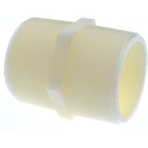 Green Leaf 2" Nylon Plastic Pipe Hex Nipple MIPT x MIPT End Connections M 2000 - 08802811