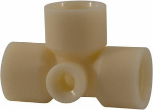 Green Leaf 1/2 x 1/8" Nylon Plastic Pipe Tee FIPT x FIPT x FIPT x FIPT End Connections TT 12-18 - 08801557
