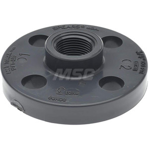 PRO-SOURCE 3/4" PVC Plastic Pipe Flange (One Piece) Schedule 80, FIPT End Connections PS11FTA-08-0020 - 37001674