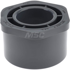 PRO-SOURCE 3 x 1-1/2" PVC Plastic Pipe Reducer Bushing Schedule 80, Spig x Soc End Connections PS11RB108080040 - 85543379