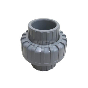 PRO-SOURCE 1-1/2" CPVC Plastic Pipe Union with EPDM O-Ring Schedule 80, Slip x Slip End Connections PSEK040-4-ES-2A - 37003480