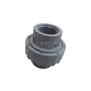 PRO-SOURCE 1-1/4" CPVC Plastic Pipe Union with EPDM O-Ring Schedule 80, FIPT x FIPT End Connections PSEK032-4-ET-2A - 37003555