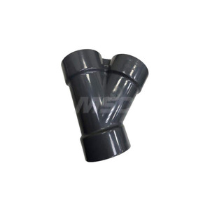 PRO-SOURCE 6" PVC Plastic Pipe Wye Schedule 80, Slip End Connections PS11TY3-08-0150 - 37001906