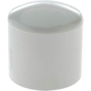 Value Collection 3/4" PVC Plastic Pipe End Cap Schedule 40, Slip End Connections 447-007 - 36999829