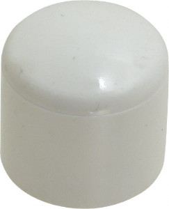 Value Collection 1/2" PVC Plastic Pipe End Cap Schedule 40, Slip End Connections 447-005 - 36999811