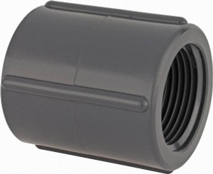 Value Collection 1" PVC Plastic Pipe Coupling Schedule 80, FIPT x FIPT End Connections 830-010 - 37000809