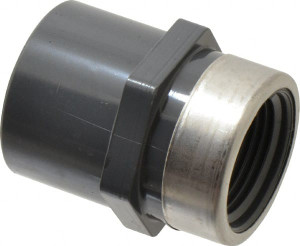 Value Collection 3/4" PVC Plastic Pipe Reinforced Female Adapter Slip x SR FIPT End Connections 835-007SR - 37002060