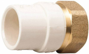 Value Collection 3/4" CPVC Plastic Pipe Male Adapter Schedule 40, MIP End Connections 164-304NL - 45884806