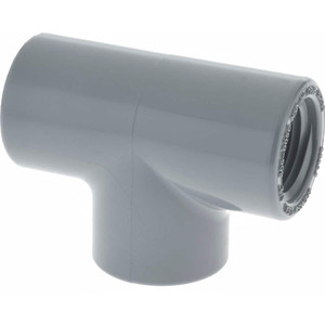 Value Collection 1/2" CPVC Plastic Pipe Tee Schedule 80, FIPT x FIPT x FIPT End Connections 805-005C - 37002110