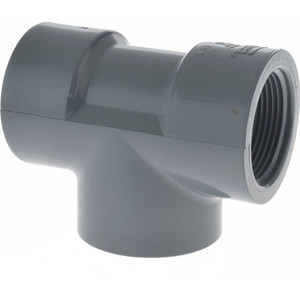 Value Collection 1-1/4" CPVC Plastic Pipe Tee Schedule 80, FIPT x FIPT x FIPT End Connections 805-012C - 37002144