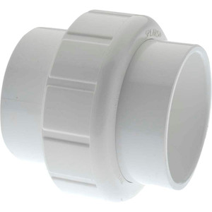 Value Collection 2" PVC Plastic Pipe Union with EPDM O-Ring Schedule 40, Slip End Connections 497-020 - 60797107