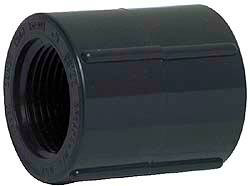 Value Collection 2-1/2" CPVC Plastic Pipe Coupling Schedule 80, FIPT x FIPT End Connections 830-025C - 37002623