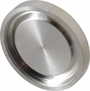 VNE 3/4" Clamp Style Sanitary Stainless Steel Pipe End Cap Tube OD Connections, Grade 316/316L EG16A-6L.75 - 04530788