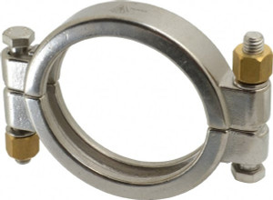VNE 3" Clamp Style Sanitary Stainless Steel Pipe High Pressure Clamp Grade 304 13MHP3.0 - 04700647