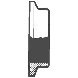 VNE 1-1/4" Clamp Style Sanitary Stainless Steel Pipe Short Welding Ferrule Tube OD Connections, Grade 316/316L EG2CS-6L1.25 - 04531075