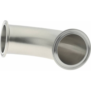VNE 2" Clamp Style Sanitary Stainless Steel Pipe 90° Elbow Tube OD Connections, Grade 316/316L EG2C-6L2.0 - 04530978