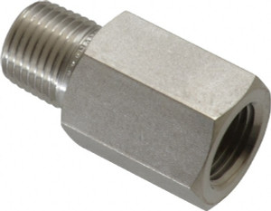 Ham-Let 1/8" 316 Stainless Steel Pipe Adapter FNPT x MNPT Ends, 6,100 psi 3001146 - 89370951