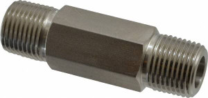 Ham-Let 1/2" 316 Stainless Steel Pipe Hex Nipple MNPT Ends, 7,200 psi, 3" OAL 3001108 - 87955118