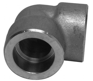 Merit Brass 1/2" 316 Stainless Steel Pipe 90° Elbow Socket Weld x Socket Weld Ends, 3,000 psi SW3601D-08 - 36908663