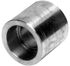 Merit Brass 1-1/4" 304 Stainless Steel Pipe Coupling Socket Weld x Socket Weld Ends, 3,000 psi SW3411D-20 - 09871260
