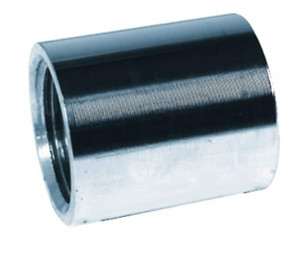 Merit Brass 1-1/2 x 3/8" 316/316L Stainless Steel Pipe Reducer Coupling FNPT x FNPT Ends, 3,000 psi, 3-7/64" OAL 3612D-2406 - 06133219