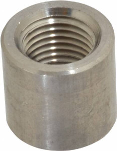 Merit Brass 1/4" 316/316L Stainless Steel Pipe Half Coupling FNPT Ends, 3,000 psi 3611HD-04 - 36906188