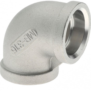 Merit Brass 3/4" 316 Stainless Steel Pipe 90° Elbow Socket Weld x Socket Weld Ends, 150 psi SWM601-12 - 32137663
