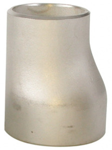 Merit Brass 2 x 1-1/4" 304L Stainless Steel Pipe Eccentric Reducer Butt Weld x Butt Weld Ends, Schedule 10 01413-3220 - 75767814